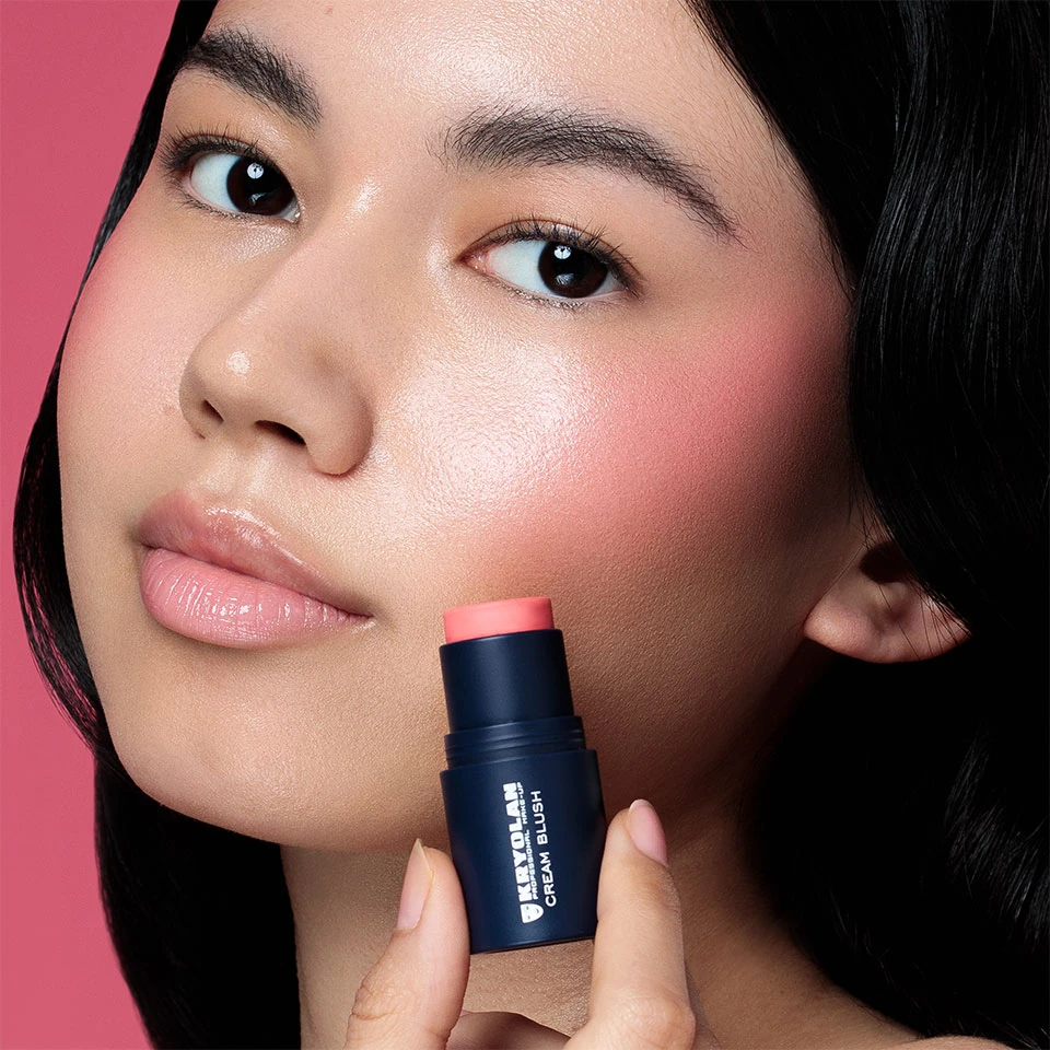 Cream Blush individual con modelo
